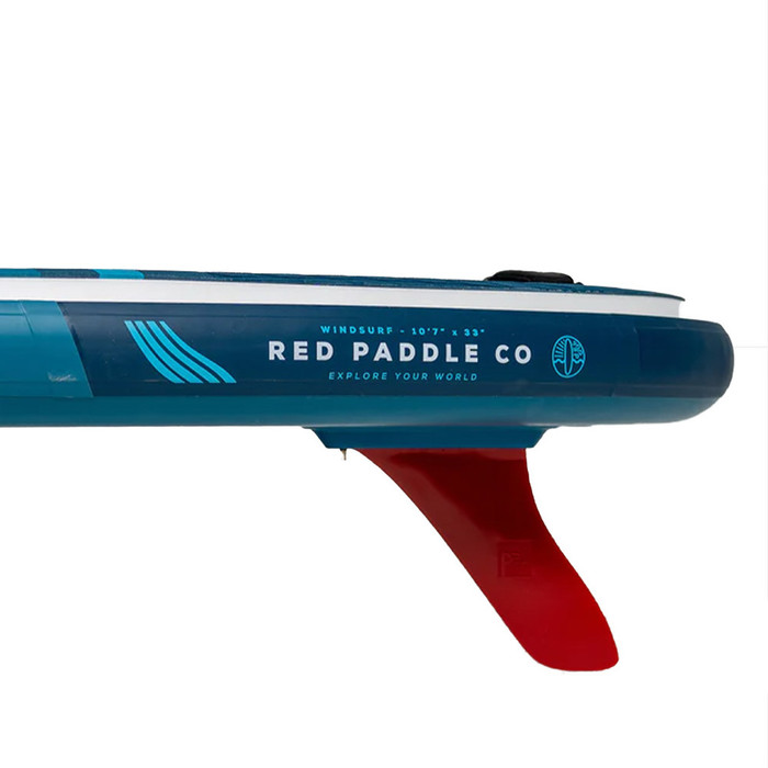 2024 Red Paddle Co 10'7'' Windsurf MSL Stand Up Paddle Board & Hybrid Tough Paddle 001-001-002-0066 - Blue